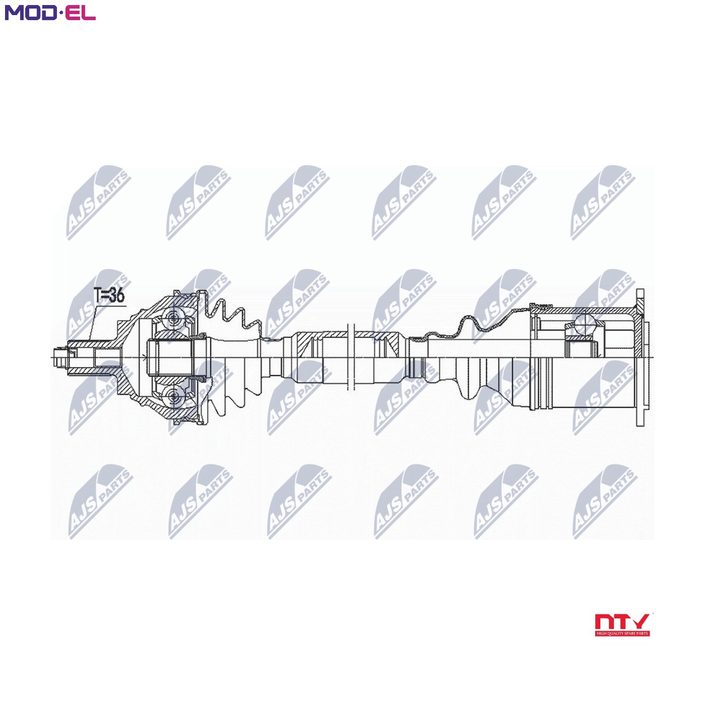 Nty Driveshaft For Vw Passat B8 14- Arteon 17- Skoda Superb Iii 15 - Image 8