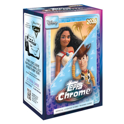 2026 Topps Chrome Disney Value Box OVP sealed