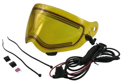 509 Ignite Electric Heated Shield | Delta R3L Helmet Yellow Tint