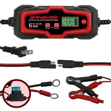 6A Smart Car Battery Charger, Maintainer,  Reconditioner/Desulfator for 6V/1...