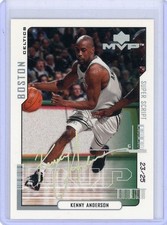 2000-01 Upper Deck MVP Silver Script #10 Kenny Anderson No 23 of 25