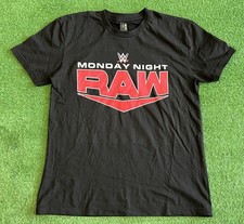 New WWE Monday Night RAW Wrestling Shirt Size Large L Black NWT Avenue 1975
