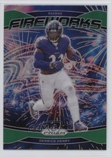 2024 Panini Prizm Fireworks Green Prizm Derrick Henry #10 uk2