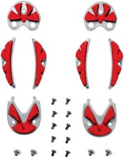 Sidi SRS Carbon Ground Inserts - Red, Lightweight Carbon Fiber Shoe Support,