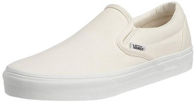 Vans  Unisex Adult Classic SlipOn Shoes In White | White | Authentic New