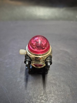 1977 Tomy Wind-up Walking Robot Toy Silver Body Red Dome JAPAN M-2 Works