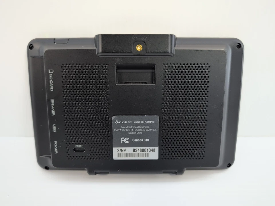 Cobra 7600 Pro 7” GPS Navigation - Monitor Only - For Parts Repair - Input Lock - Image 4 of 4