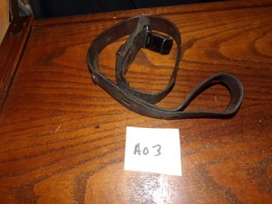 Swiss K31 Schmidt Rubin leather rifle sling dated 1951 used worn