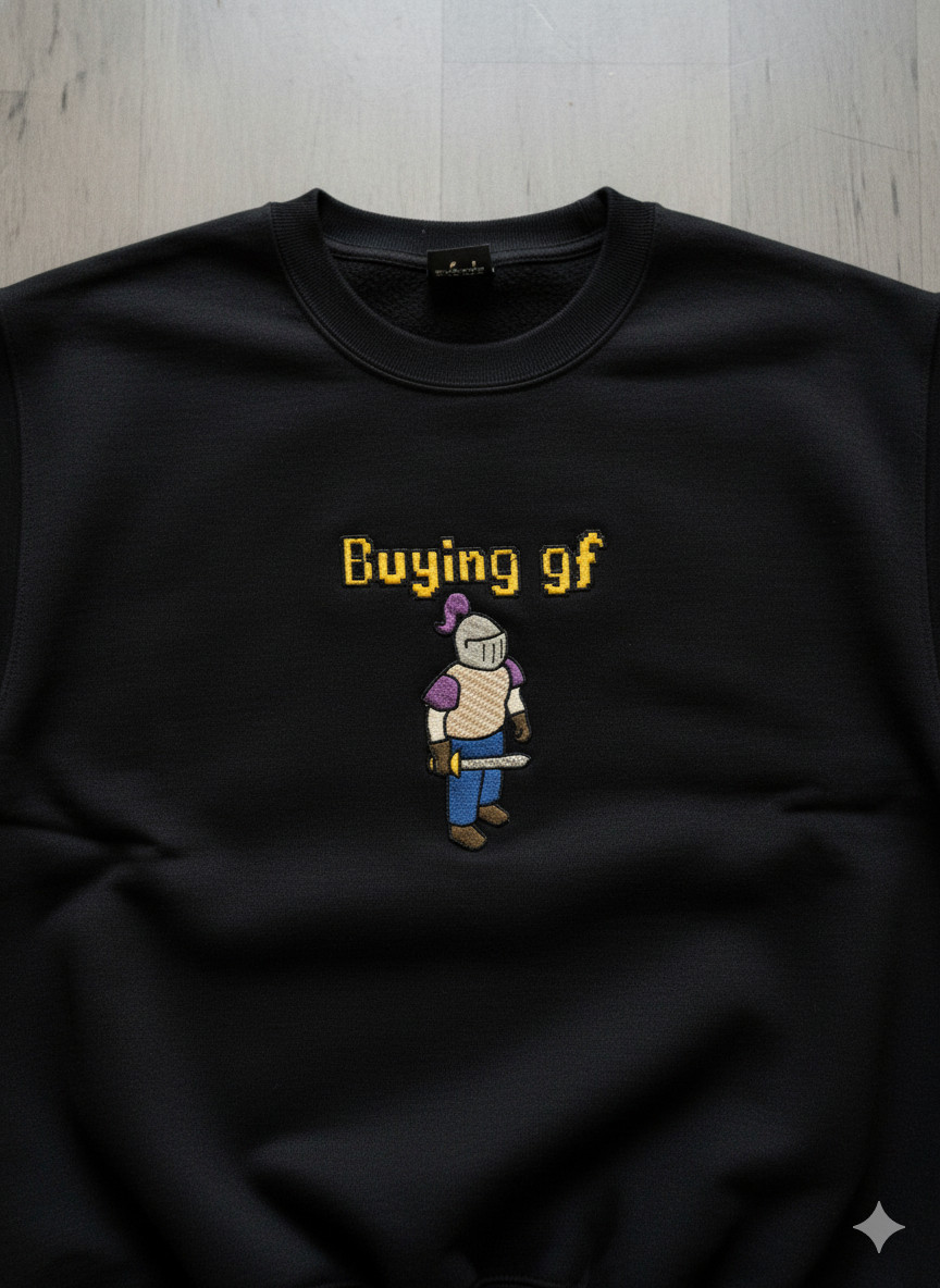Comprar GF Jersey Bordado OSRS Meme Divertida Sudadera Unisex Vendedor del Reino Unido