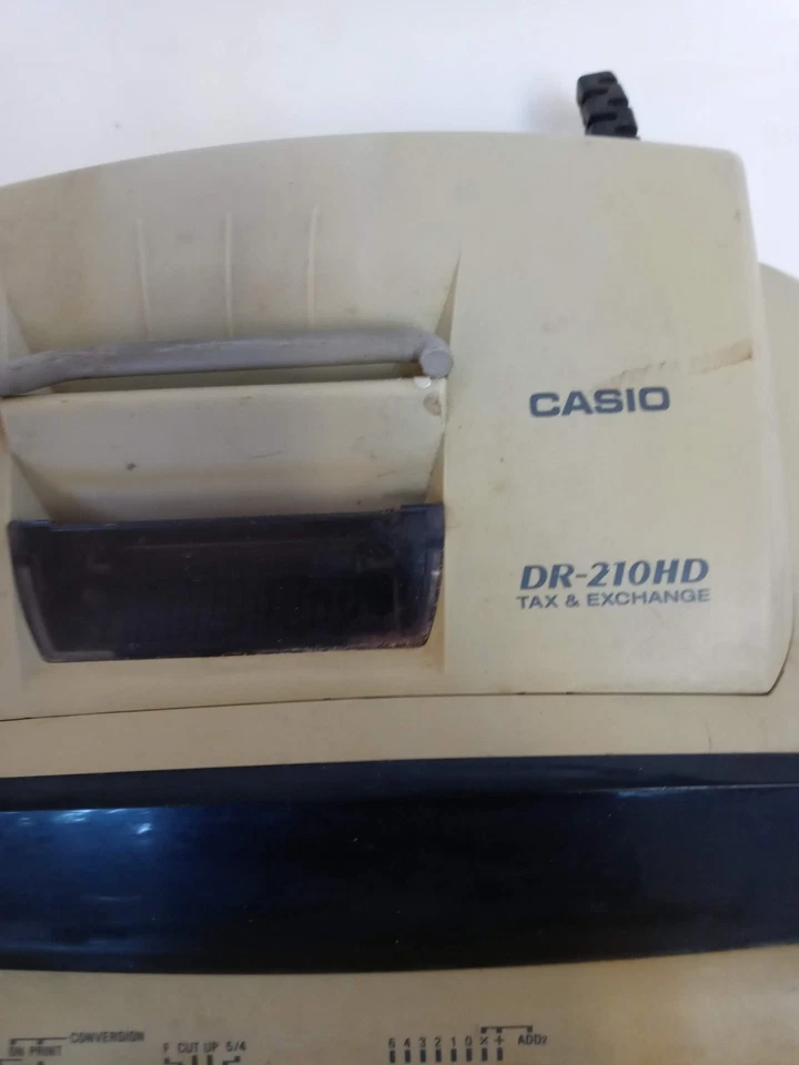 Casio DR-210HD Tax & Exchange Printing Calculator - TESTED WORKS GREAT  - Image 2 of 4