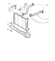 HüLle Flexibel HeizköRper Ober- Fiat Bravo - Marea Original 46547093