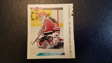 Chris Terreri NJ Devils Goalie NHL 1992 Topps Bowman PROOF RARE WOW