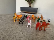Lot of 18 Mini Dinosaur Figures 3 5 Mixed Species Plastic Toy Collection