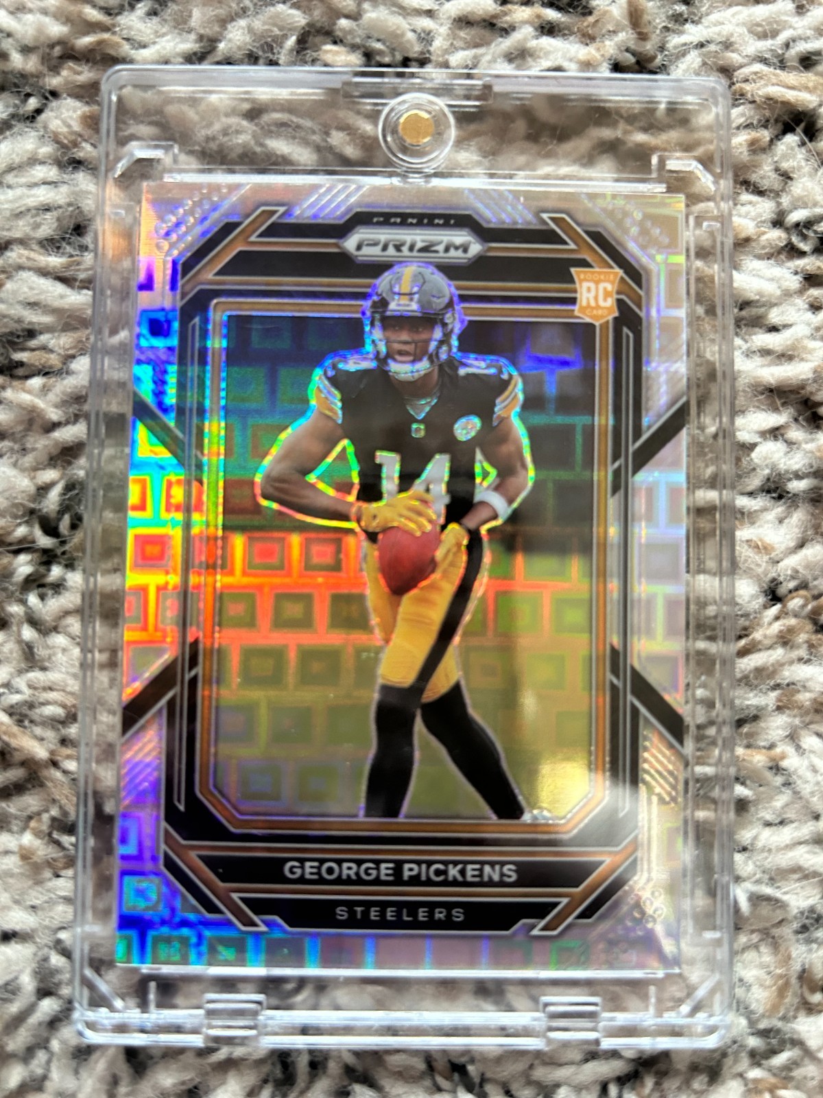 2022 Panini Prizm - George Pickens Rookie #329 Pandora Prizm /400 (RC)