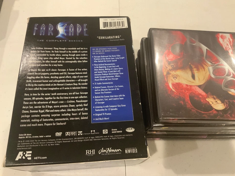 Farscape: полная серия (DVD, 2009, 26-дисковый бокс-сет) - Изображение 3 из 4