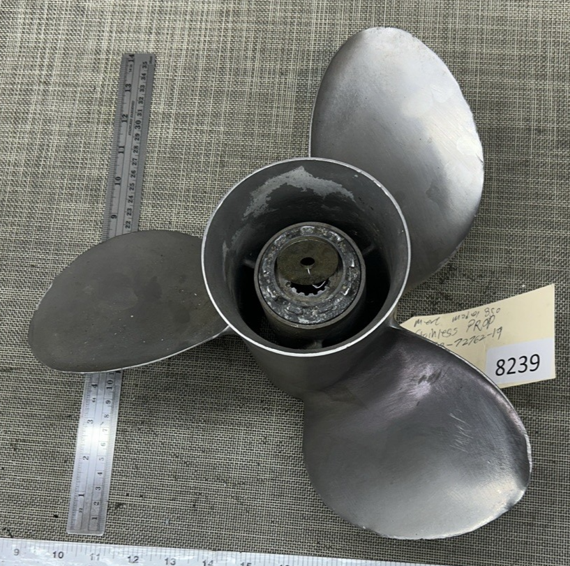 Mercury Model 850 85 HP Stainless Steel Prop PN# 48-72762-19 | eBay