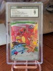 Pokemon Charmander 038 Mega Evolution Promo Holo First Partner Illus CGC 9