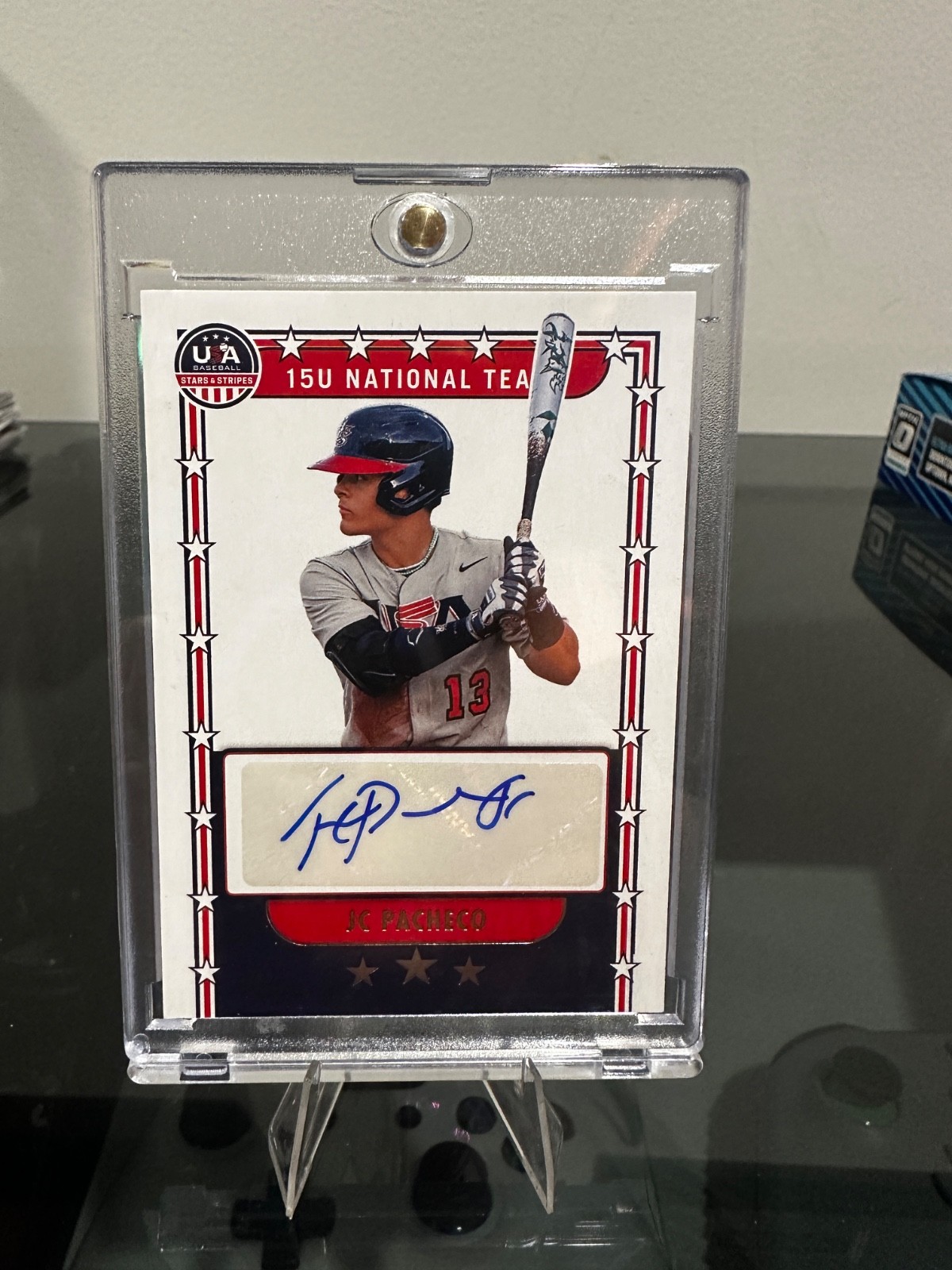 🔥 JC Pacheco AUTO 2024 Panini USA Baseball 15U NTS-JP 🇺🇸 Rookie 💎