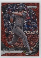 2020 Panini Prizm Quick Pitch Red Donut Circle Prizm 31/99 Josh Rojas #95 7fb