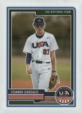 2023 Panini Stars & Stripes USA Baseball #8 Stunner Gonzales