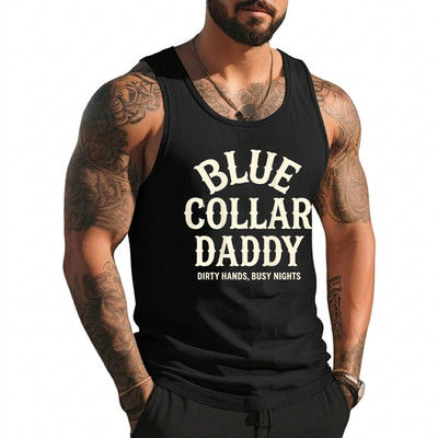Blue Collar Daddy - Dirty Hands, Busy Night Tank Top