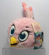 Logonet 2015 Rovio Angry Birds Stella Pink Bird 5" Plush Toy w/Tag FINLAND