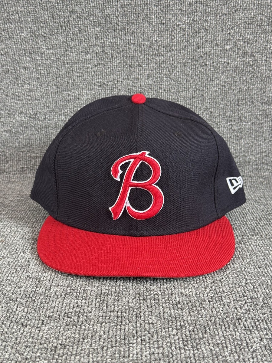 New Era Birmingham Barons 59FIFTY Fitted Hat Navy Red 7 7 8 MiLB