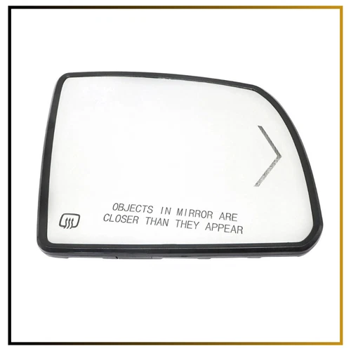 Right Passenger Heated Mirror Glass with Rear Holder fits Toyota Sequoia Tundra