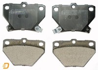 Denckermann B110871 Bremsbelagsatz FüR Scheibenbremse Bremsbelagsatz