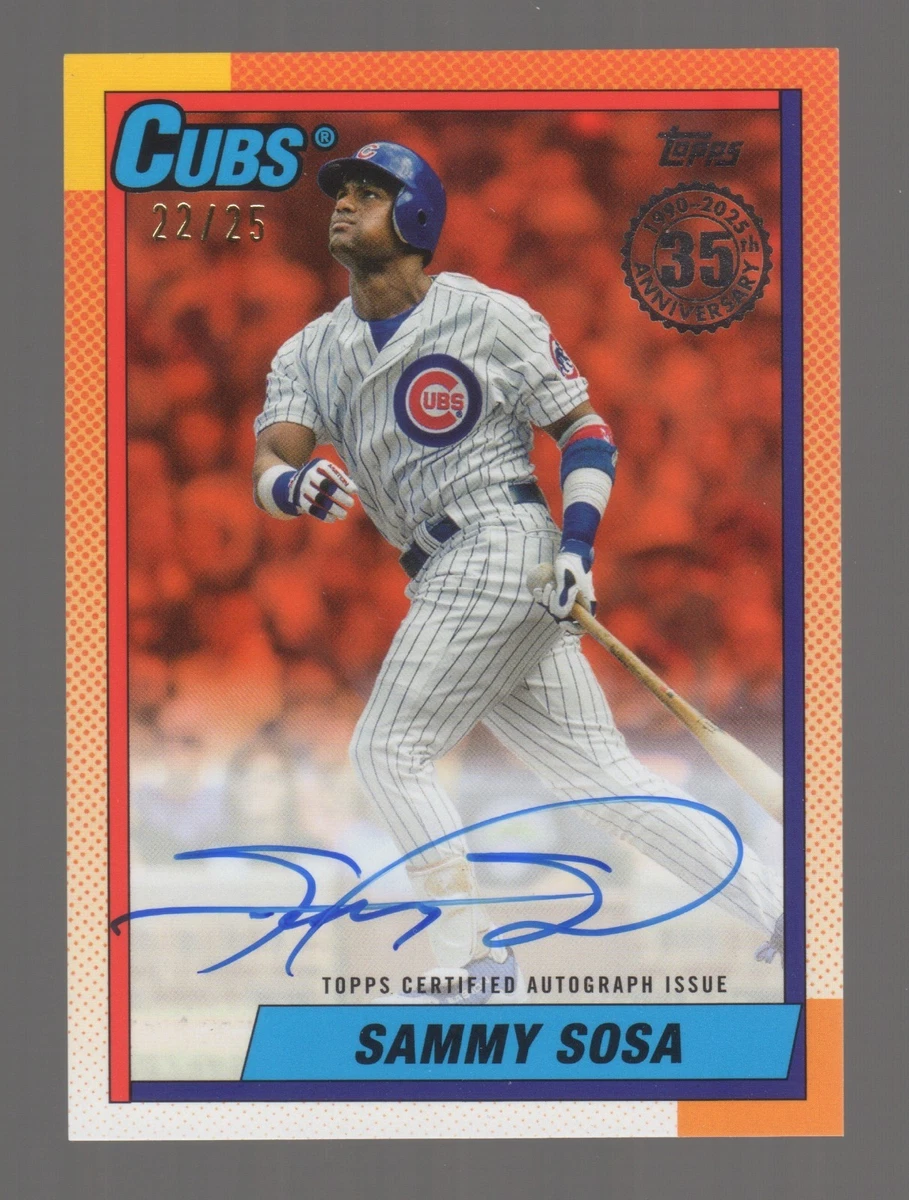Topps Sammy Sosa Baseball Sports Trading Cards & Accessories for