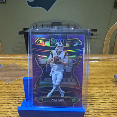 Panini 2019 Select Concourse Jared Goff #93 Purple Prizm /75 Rams
