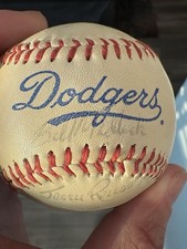 LA Dodger Signed Baseball With Sandy Koufax Tommy Lasorda And More