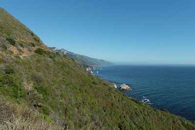 California Pacific Coast Highway Route 1 2012 Coastal Cliffs Ocean View