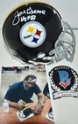 JOE GREENE SIGNED CUSTOM FACE MASK MINI HELMET PITTSBURGH STEELERS HOF 1987  JSA