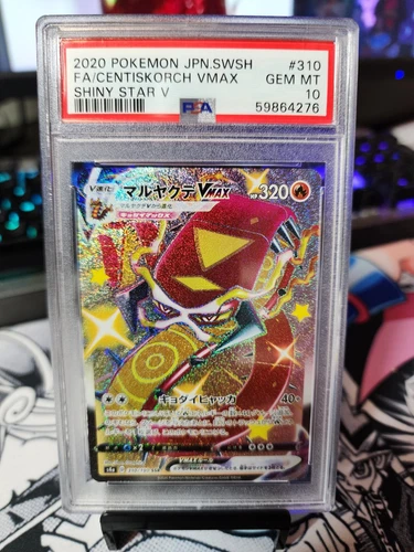 2020 Pokémon Jpn Swsh #028 Fa/Centiskorch Vmax Shiny Star V PSA 10