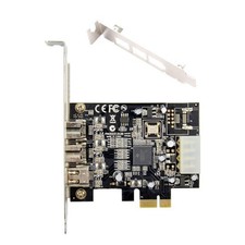 PCIe to IEEE1394 A B Video Capture Card 2 For FireWire 800 1 1394 A 6-pin Ports