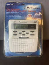 Weather Radio Alert MIDLAND - All Hazard Alert Weather Radio WR-100C Brand New