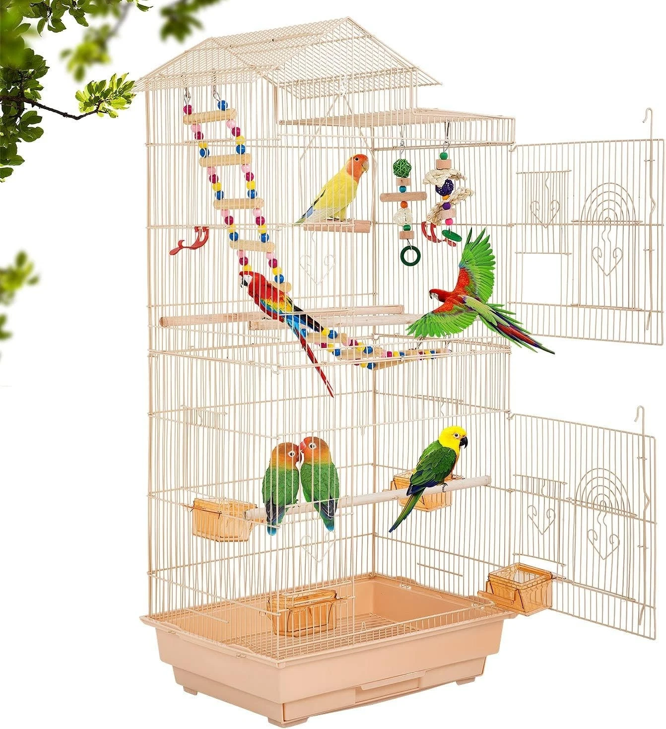 39 inch Roof Top Large Flight Parrot Bird Cage Accessories Medium Roof Top Large
Opens in a new wind