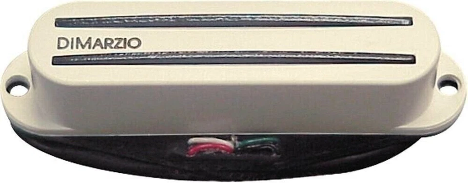 Rieles de cancelación de zumbido DiMarzio DP182CR Fast Track 2™ pastilla Strat Bridge, crema Foto 2 de 2