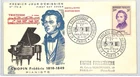 FRANCE 1956 FDC 20f *Chopin* Piano ILLUSTRATED First Day Cover MUSIC RF190