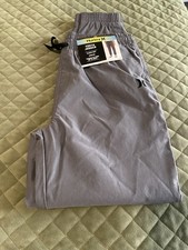 Hurley Youth Jogger Gray Size 14/16 Stretch Tapered Fit Elastic Waist