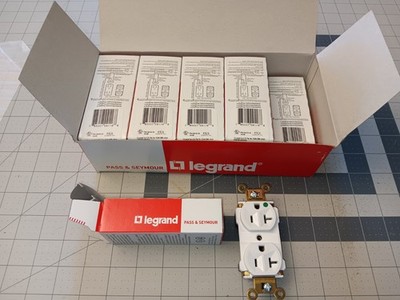 Legrand PT8300W Hospital Grade 20A 125V PLUGTAIL  Outlets  BOX OF 10