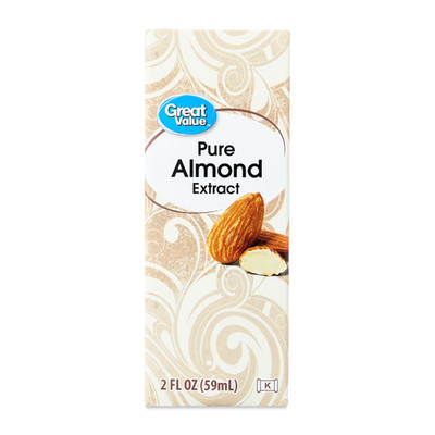 Great Value Pure Almond Extract, 2 fl oz Bottle
