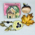Brooch Lot of 6 | Vintage to Now | Mixed Styles Pins Costume Jewelry No Junk
