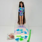 VINTAGE 1991 TOTALLY HAIR BARBIE Brunette - Complete with Accessories + Manual
