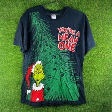 Dr Seuss The Grinch Stole Christmas T Shirt Tee 2001 Movie Sz L Your A Mean One