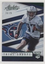 2016 Panini Absolute Rookies Spectrum Green 20/25 Tajae Sharpe #175 s7f