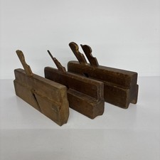 Antique Wooden Molding Planes Lot of 3 Owasco...
