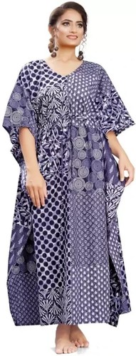 Maxi robe ample caftan femme ethnique hippie floral festival boho ...