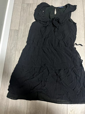 Gap Black Round Neck Dress Womens Size Medium